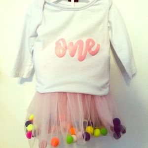 1st Birthday Tutu and Onesie